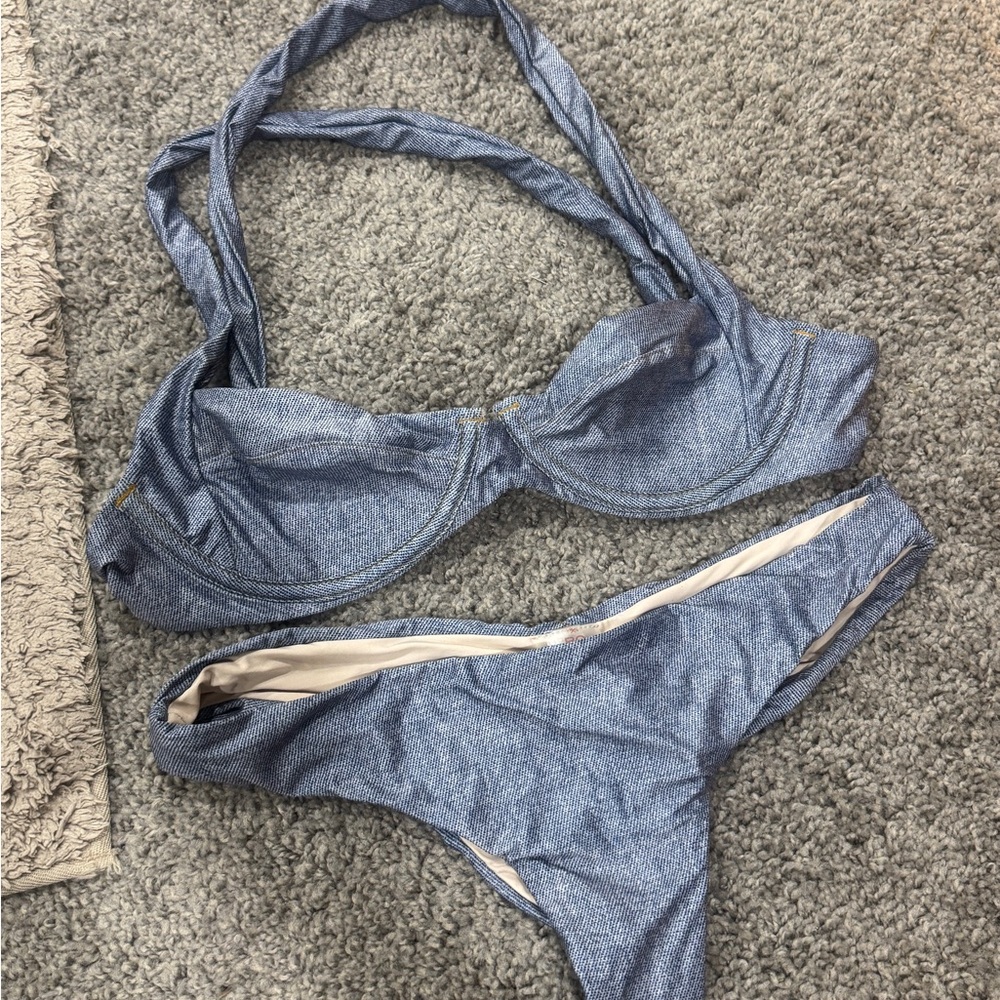 PQ Swim Blue Bikini Set
